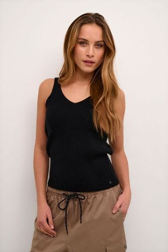 Cream Dela Knit Tank Top