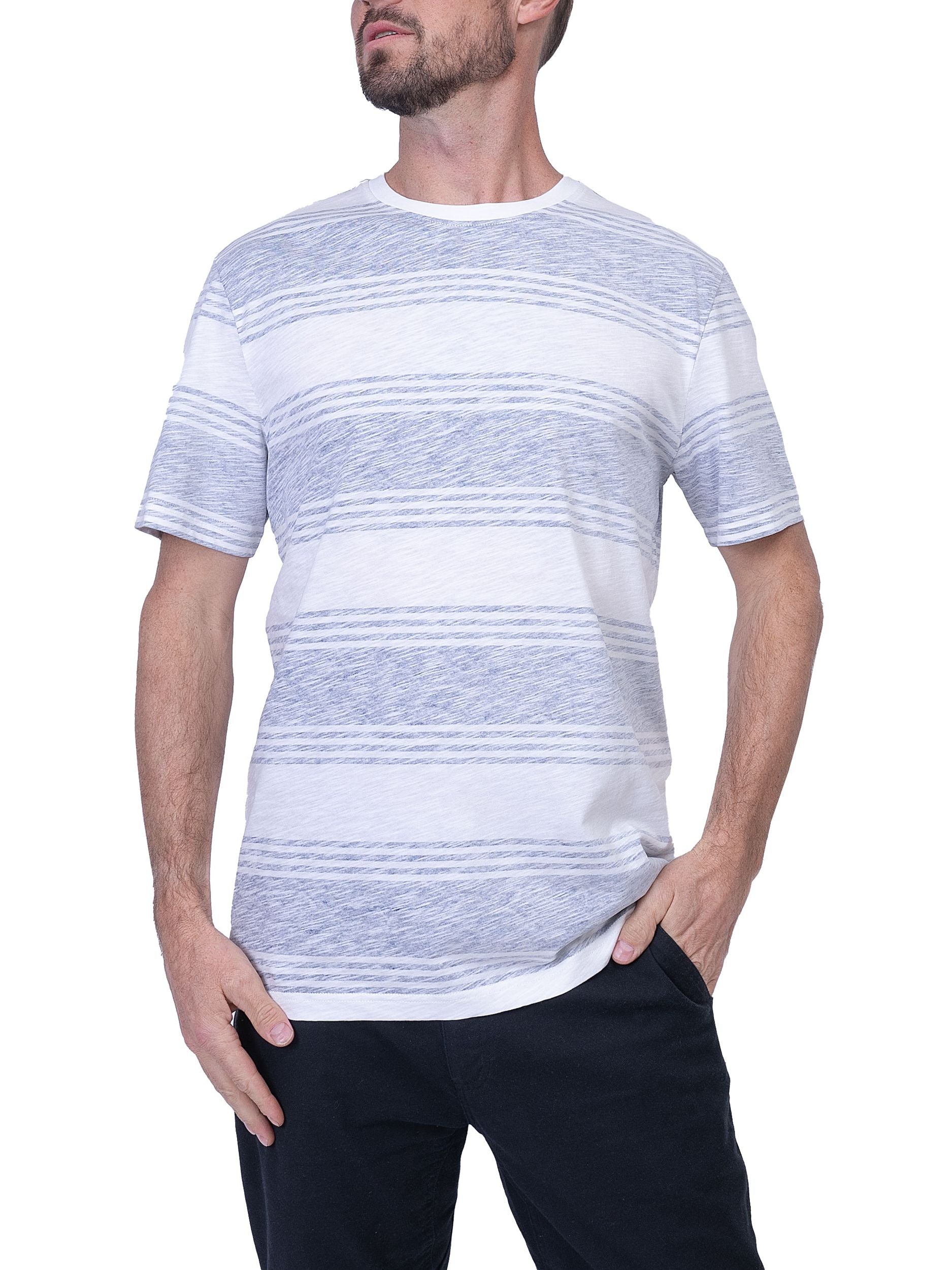 Silver Reversed Print  T-Shirt
