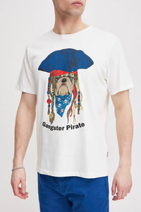 Blend White Pirate Dog T-Shirt