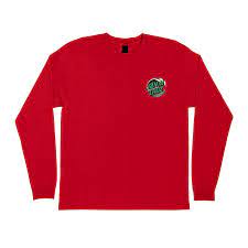 Santa Cruz- Wave Dot L/S - Fuji Red