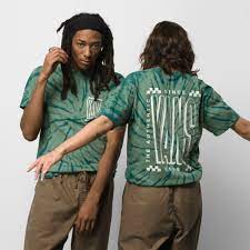 Vans Tall Type Tie Dye SS- Duck Green